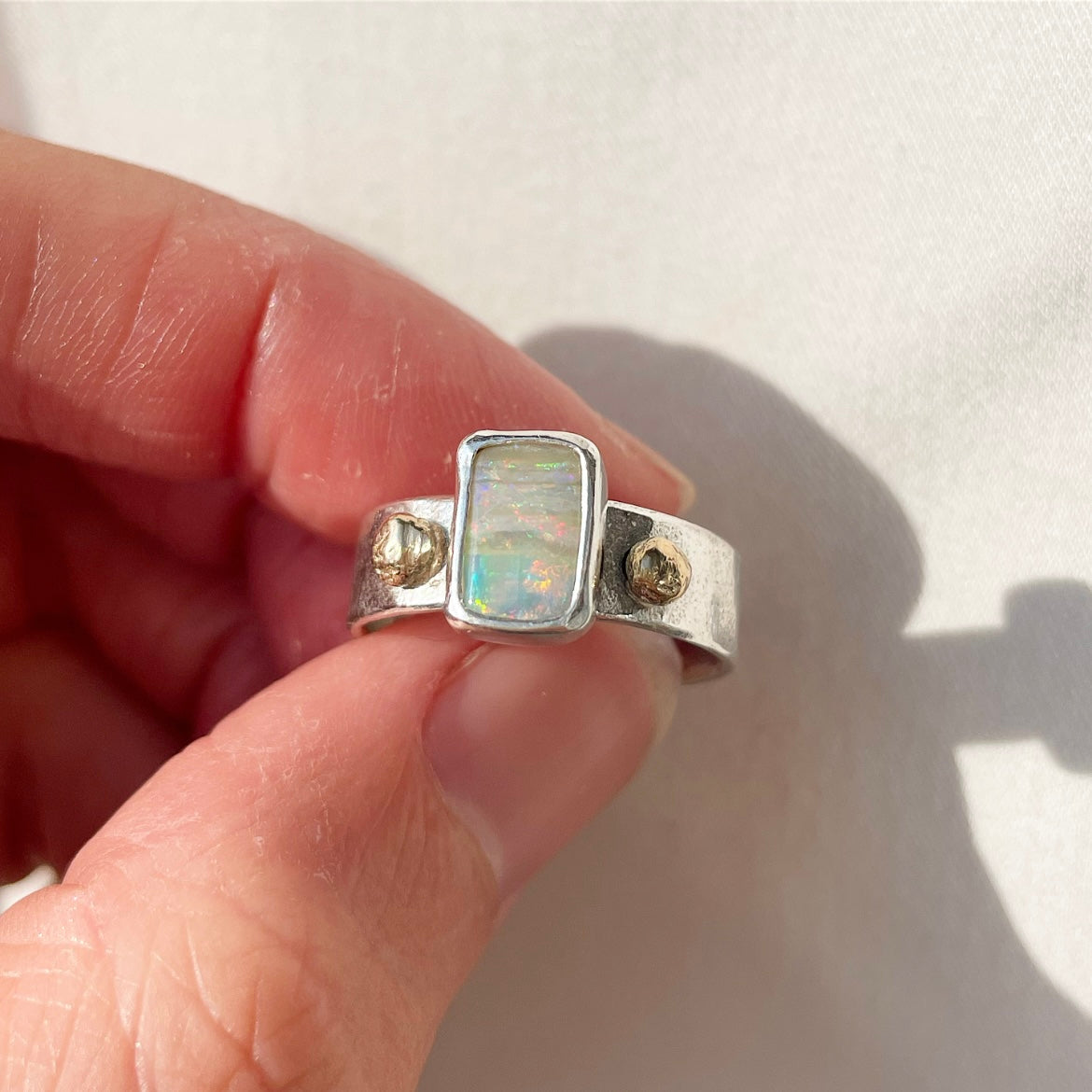 dotty boulder opal band