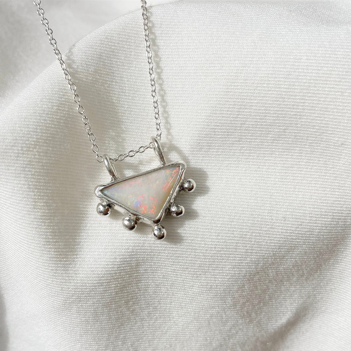 dotty opal necklace