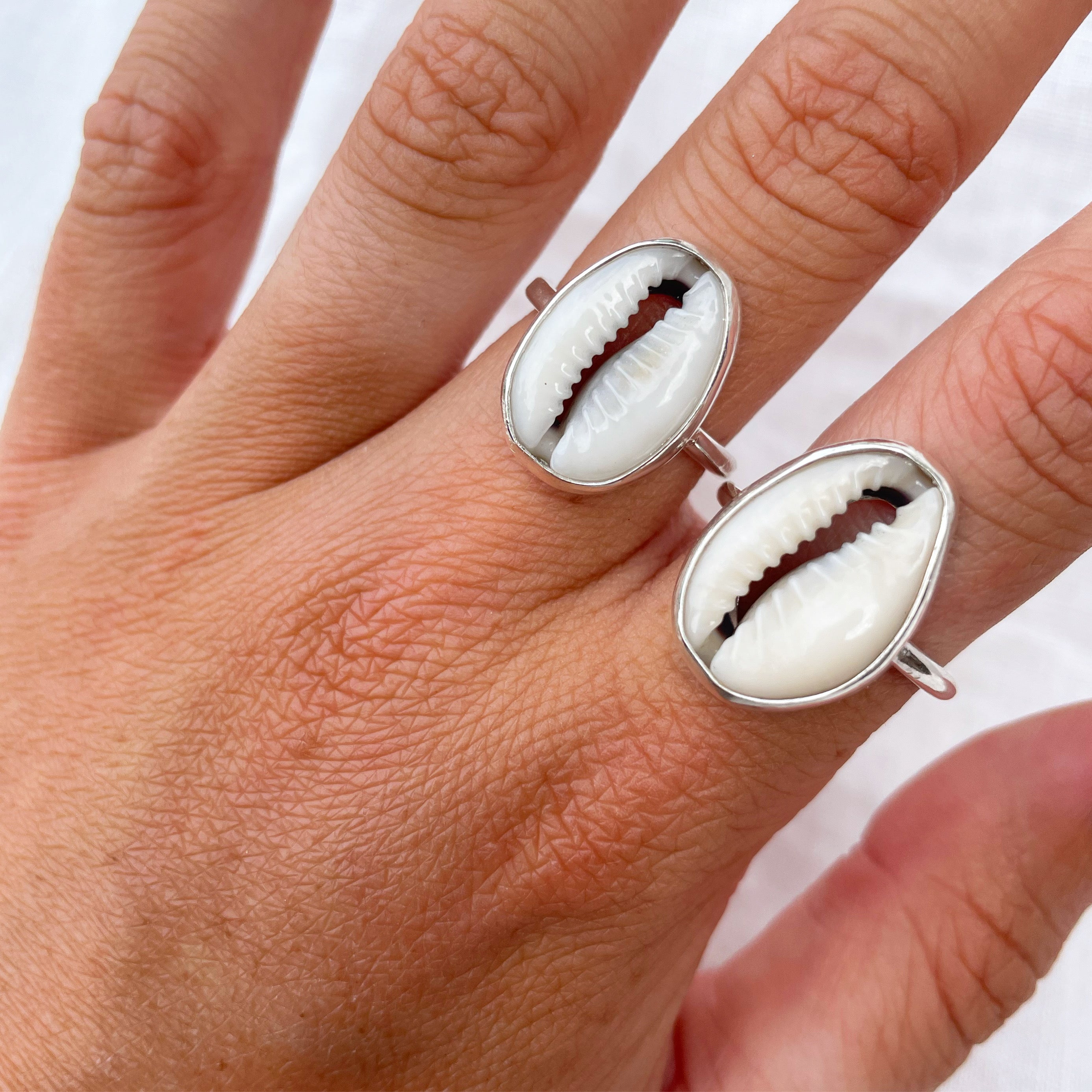 cowrie shell ring