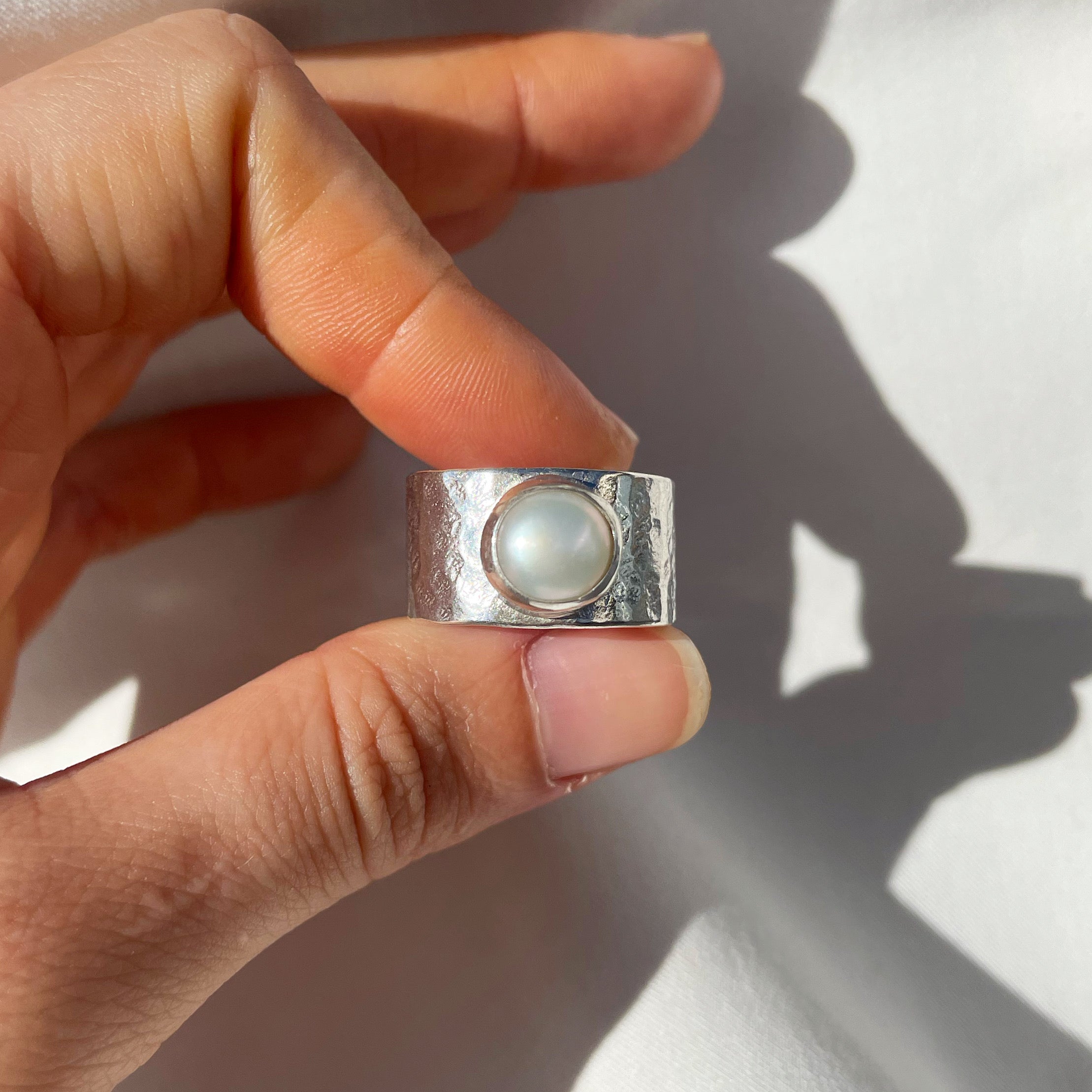 statement pearl band